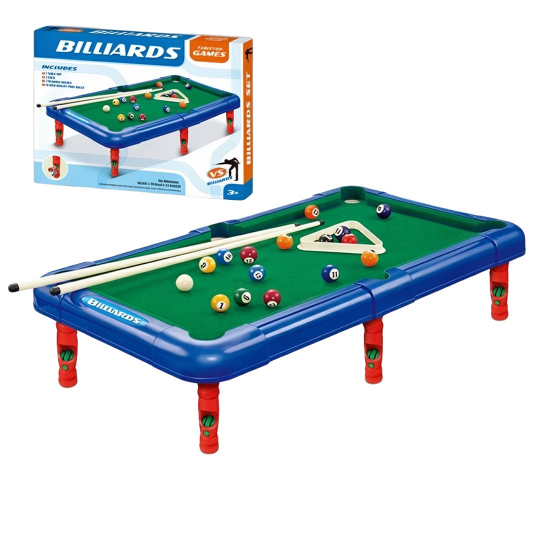 Mini Portable Tabletop Billiards Game Set For Kids Ages 3 & Up