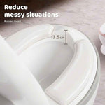 Portable Potty Training Toilet Seat For Toddlers PVC Cushion With Removable Bowl & Wipe Holder