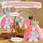 Strawberry Bunny Stuffed Plushy Zipper Design