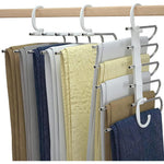 5 in 1 Foldable Multi-Purpose Steel Hanger For Wardrobe Clothes Organizer