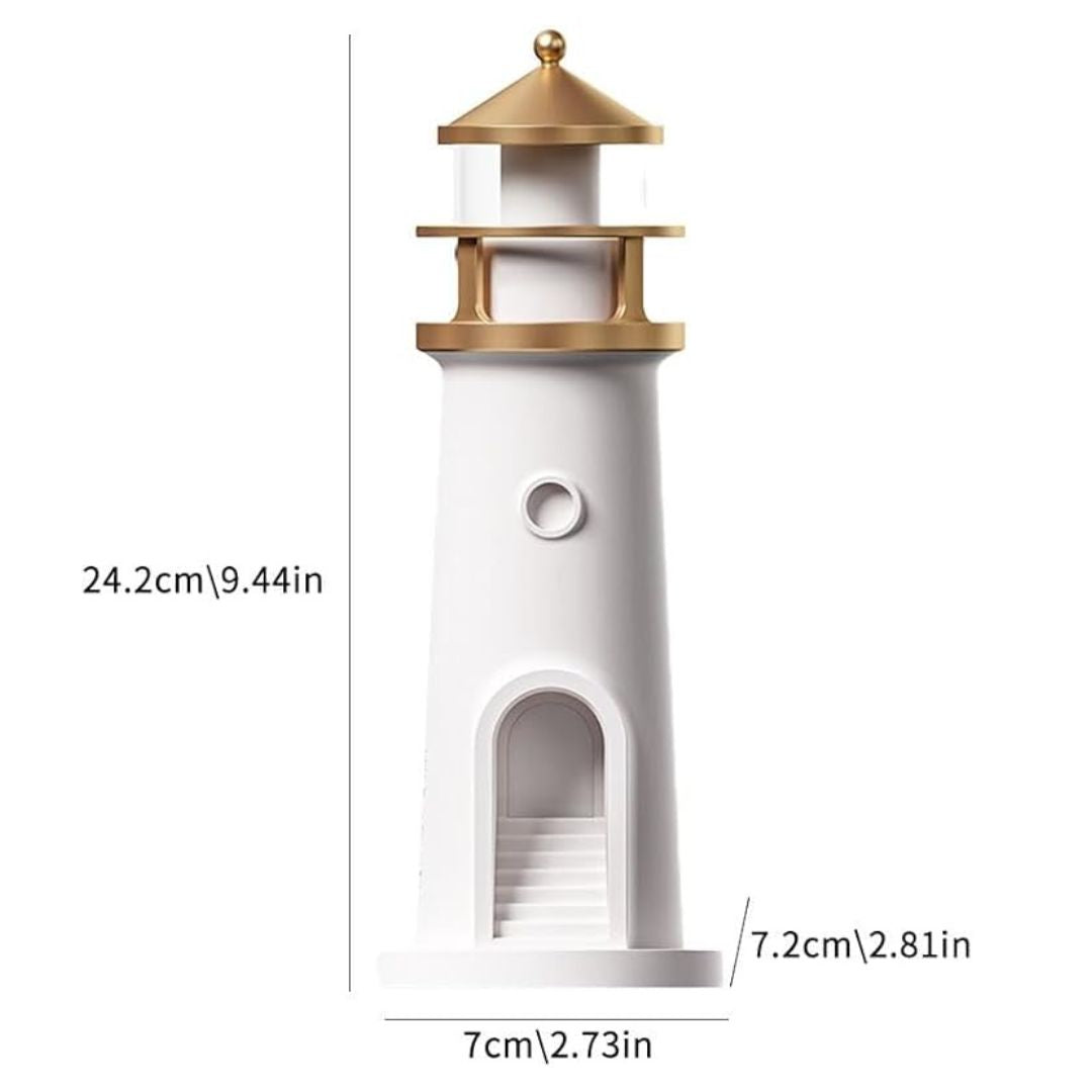 Rechargeable Lighthouse Moon Lamp With Remote