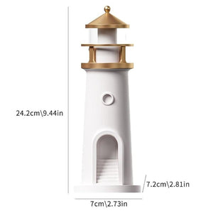 Rechargeable Lighthouse Moon Lamp With Remote