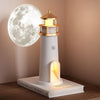 Rechargeable Lighthouse Moon Lamp With Remote