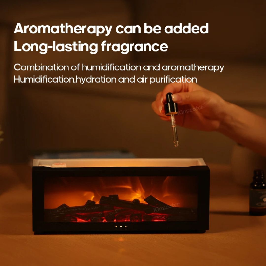 Aroma Bonfire Diffuser Flame Humidifier With Remote