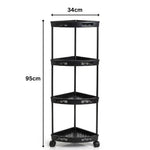 Multifunctional 4-Tier Hard Plastic Corner Organizer