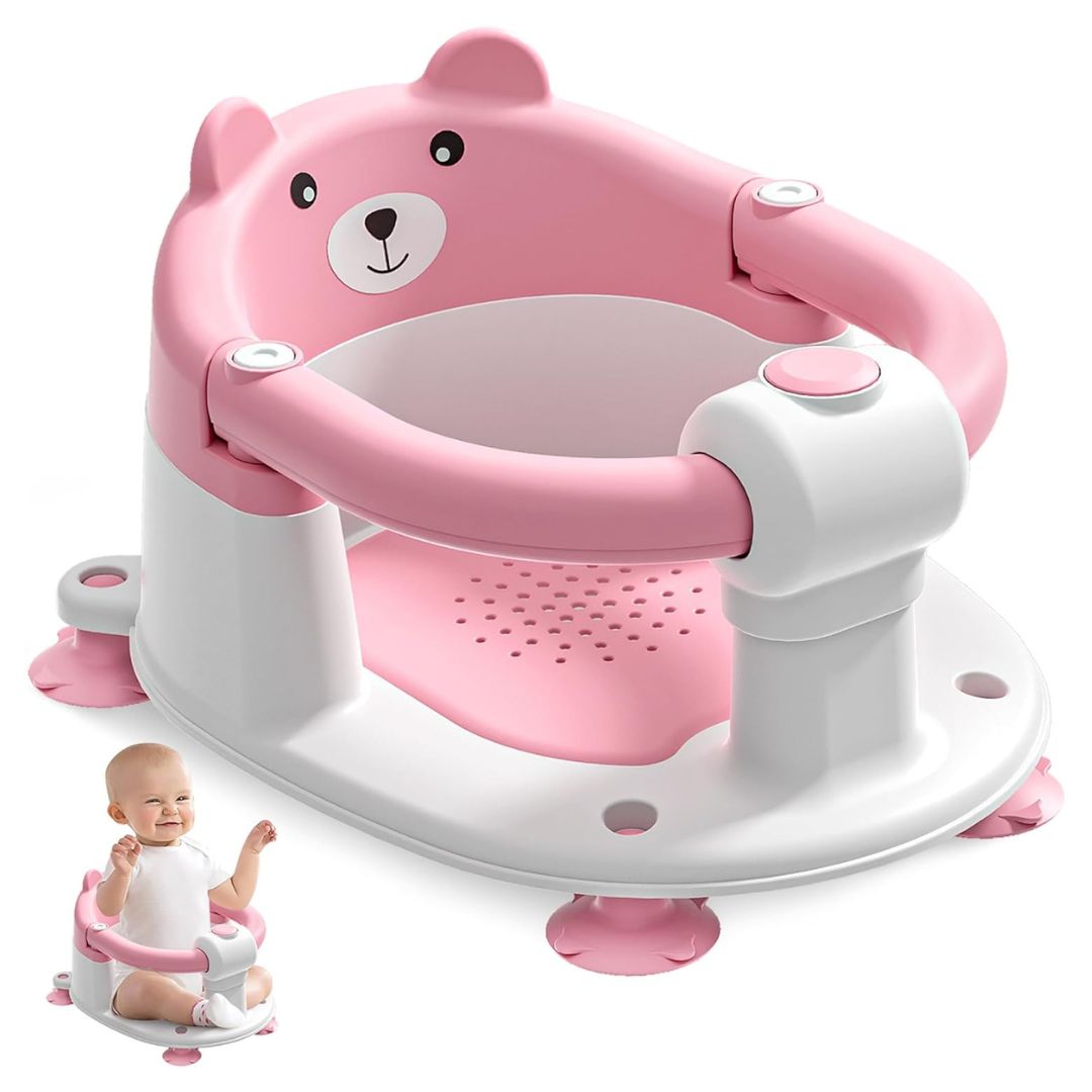 Newborn Non-Slip Bathtub Chair For Babies 6 Months & Up