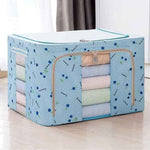 66 Liter Foldable Fabric Storage Bag With Steel Frames