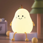 Cute Nursery Squishy Silicone Rechargeable Touch Night Lamps