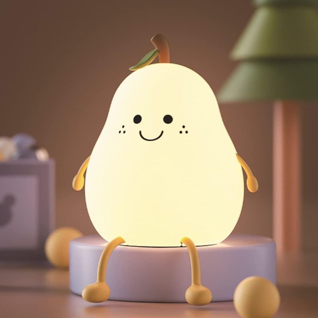 Cute Nursery Squishy Silicone Rechargeable Touch Night Lamps