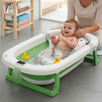 Bathtub For Babies With Anti-Skid Base Support Cushion & Drainer For Ages 0 to 3 years