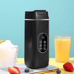 USB Rechargeable 420ml Portable Blender for Shakes & Smoothies With 12 Blades Digital LED Display And Handle Lid
