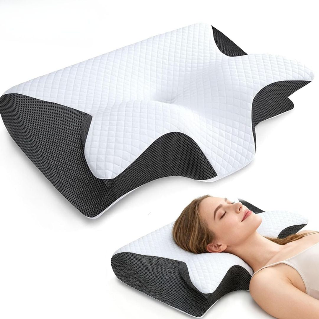 Ergonomic Memory Foam Cervical Neck Pillow Premium Neck & Posture Support