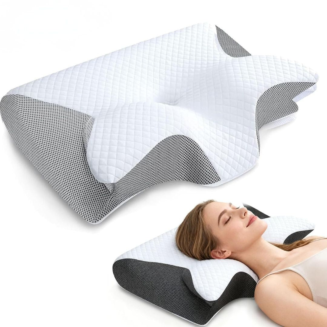 Ergonomic Memory Foam Cervical Neck Pillow Premium Neck & Posture Support