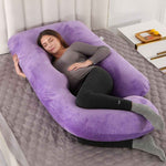 Large J-Shaped Full Body Support Pregnancy Maternity Pillows