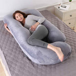 Large J-Shaped Full Body Support Pregnancy Maternity Pillows