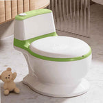Portable Potty Training Toilet Seat For Toddlers PVC Cushion With Removable Bowl & Wipe Holder