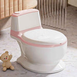 Portable Potty Training Toilet Seat For Toddlers PVC Cushion With Removable Bowl & Wipe Holder