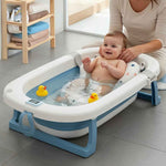 Bathtub For Babies With Anti-Skid Base Support Cushion & Drainer For Ages 0 to 3 years