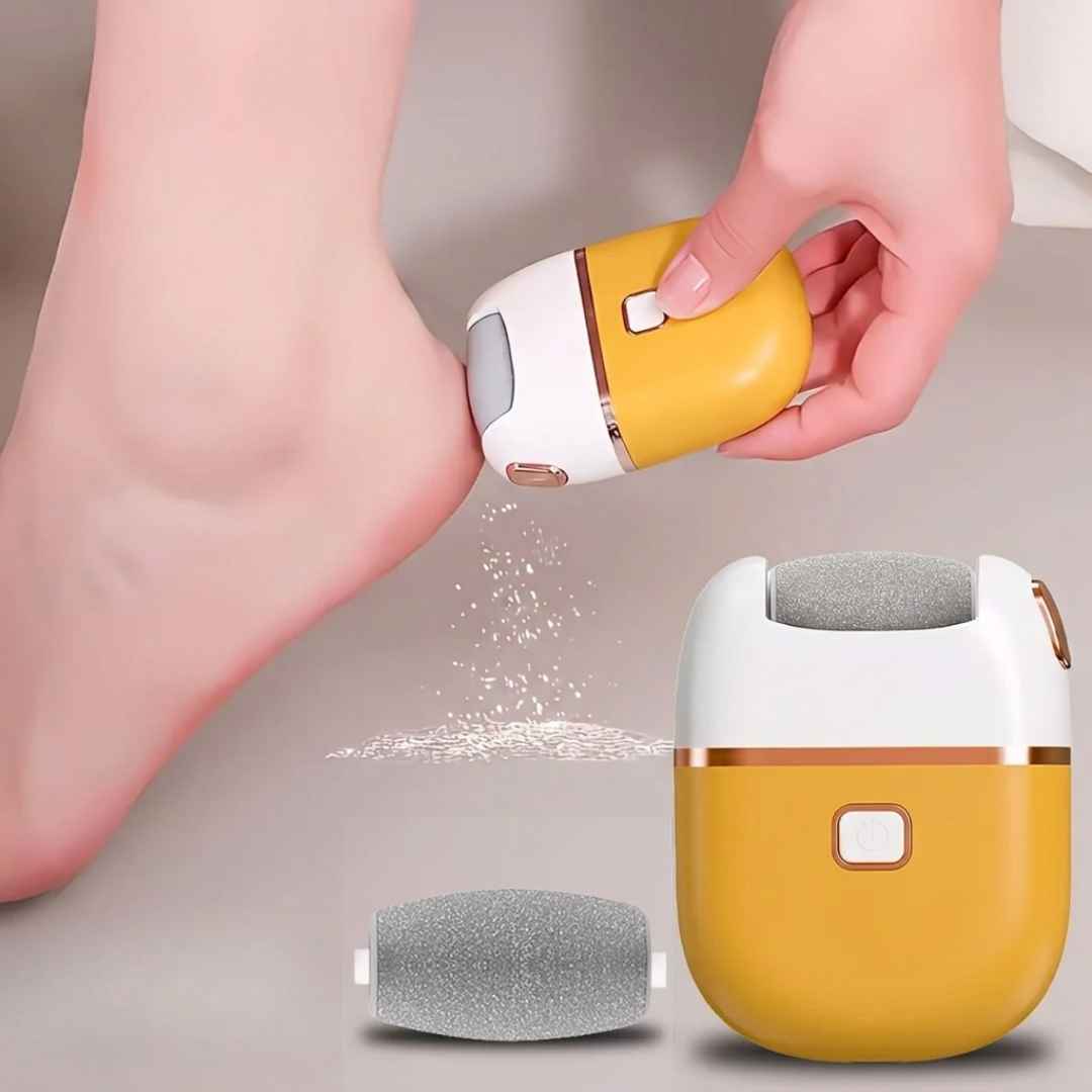 USB Powered Electric Foot Scrubber With 1 Replacement And 2 Speed Settings