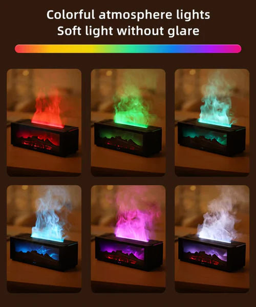 Aroma Bonfire Diffuser Flame Humidifier With Remote