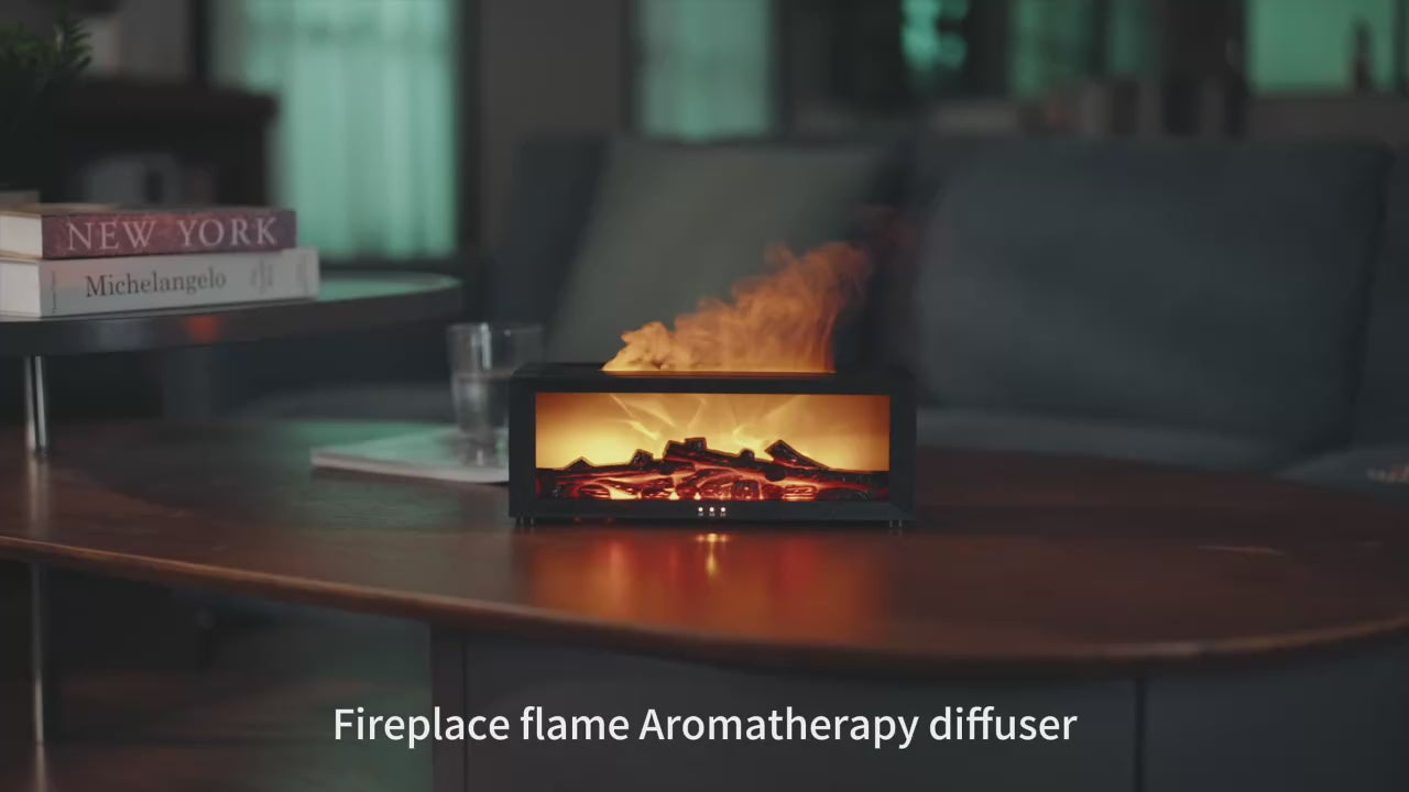 Aroma Bonfire Diffuser Flame Humidifier With Remote