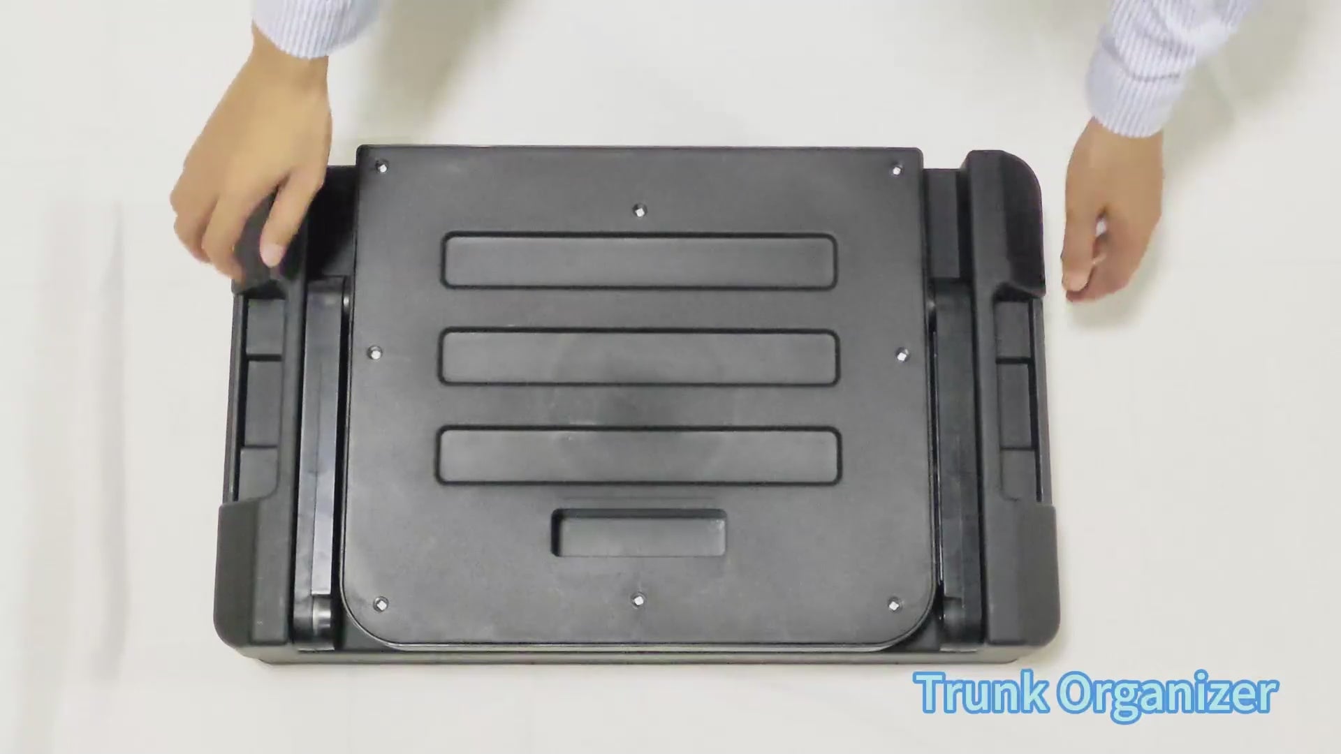 Foldable Outdoors Storage Box With Seat Back For Chair